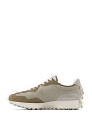 New Balance Brown Light Womens 327 Trainers - Image 4 of 14