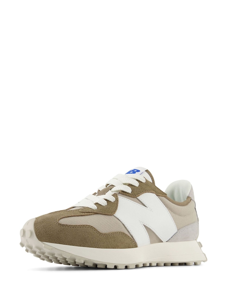 New Balance Brown Light Womens 327 Trainers - Image 6 of 14
