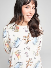 Brand Threads Cream Winnie the Pooh Fleece Twosie Pyjamas Set - Image 3 of 8