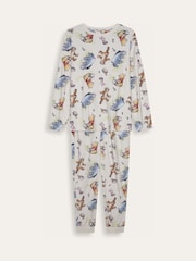 Brand Threads Cream Winnie the Pooh Fleece Twosie Pyjamas Set - Image 6 of 8