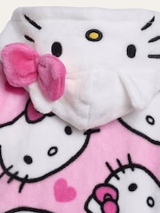 Brand Threads Pink Hello Kitty Fleece Robe - Image 10 of 10