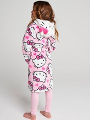 Brand Threads Pink Hello Kitty Fleece Robe - Image 3 of 10