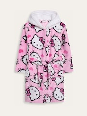 Brand Threads Pink Hello Kitty Fleece Robe - Image 7 of 10