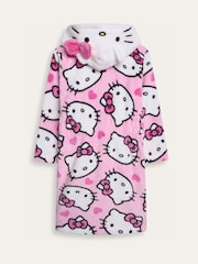 Brand Threads Pink Hello Kitty Fleece Robe - Image 8 of 10