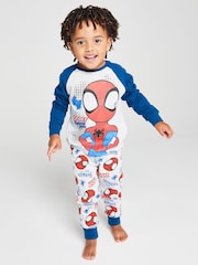 Brand Threads Grey Spidey & Friends Pyjamas Set - Image 2 of 10