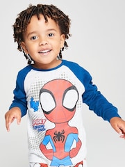 Brand Threads Grey Spidey & Friends Pyjamas Set - Image 3 of 10