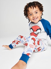 Brand Threads Grey Spidey & Friends Pyjamas Set - Image 4 of 10