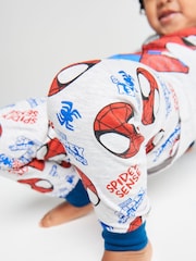 Brand Threads Grey Spidey & Friends Pyjamas Set - Image 5 of 10