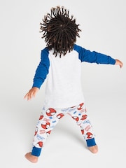 Brand Threads Grey Spidey & Friends Pyjamas Set - Image 6 of 10