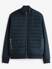 Navy Blue Premium Quilted Hybrid Jacket - Image 6 of 10