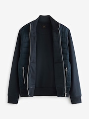 Navy Blue Premium Quilted Hybrid Jacket - Image 7 of 10
