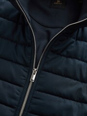 Navy Blue Premium Quilted Hybrid Jacket - Image 8 of 10
