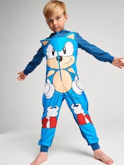 Brand Threads Sonic The Hedgehog Fleece комбінезон - Image 1 of 10