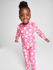 Brand Threads Pink Peppa Pig Fleece Twosie Pyjamas Set - Image 4 of 10