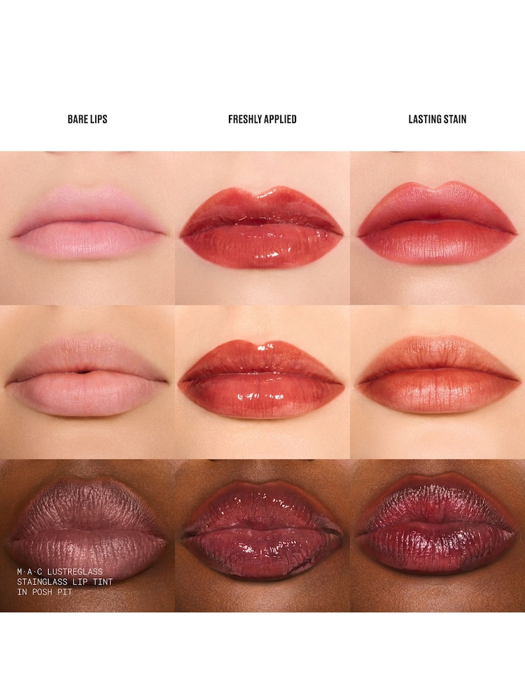 MAC Posh Pit Lustreglass Stainglass Lip Tint - Image 5 of 5 MAC Posh Pit Lustreglass Stainglass Lip Tint - Image 5 of 5