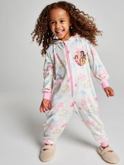 Brand Threads Pink Princess Fleece All-In-One - Image 1 of 10