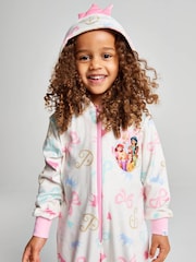 Brand Threads Pink Princess Fleece All-In-One - Image 4 of 10
