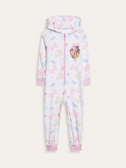 Brand Threads Pink Princess Fleece All-In-One - Image 7 of 10