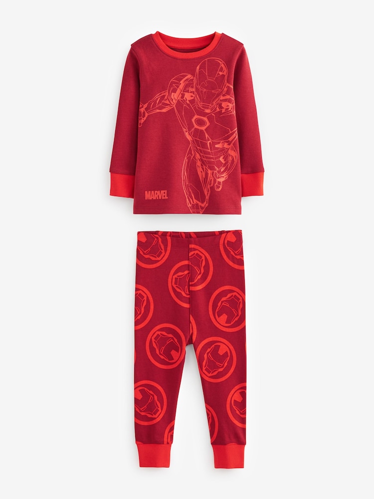 Multi Marvel Snuggle 100% Cotton Pyjamas 3 Pack (9mths-11yrs) - Image 6 of 10