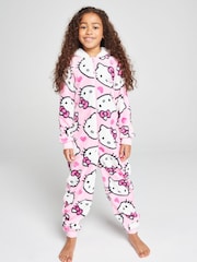 Brand Threads Hello Kitty Fleece All-In-One - 9суретінің 2 суреті