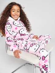 Brand Threads Hello Kitty Fleece All-In-One - 9суретінің 6 суреті