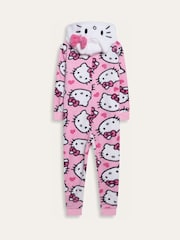 Brand Threads Hello Kitty Fleece All-In-One - 9суретінің 8 суреті