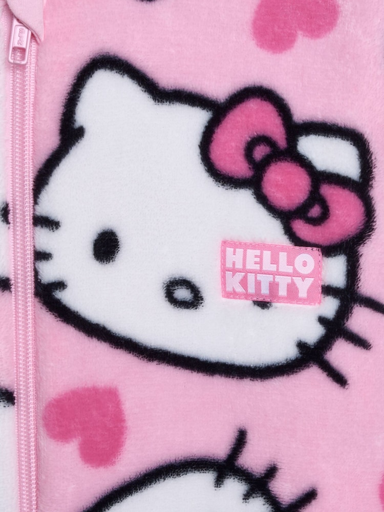 Brand Threads Hello Kitty Fleece All-In-One - 9суретінің 9 суреті