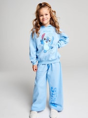 Brand Threads Blue Lilo & Stitch Sweatshirt and Jogger Set - Image 6 of 10
