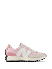 New Balance Pink Womens 327 Trainers - Image 1 of 10
