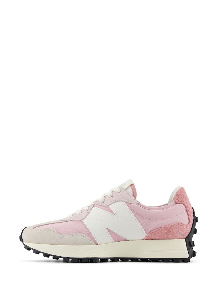 New Balance Pink Womens 327 Trainers - Image 2 of 10