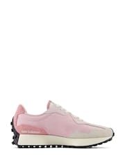New Balance Pink Womens 327 Trainers - Image 3 of 10