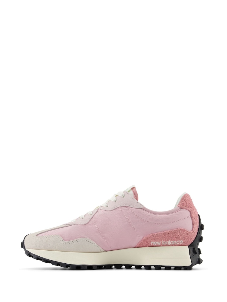New Balance Pink Womens 327 Trainers - Image 4 of 10