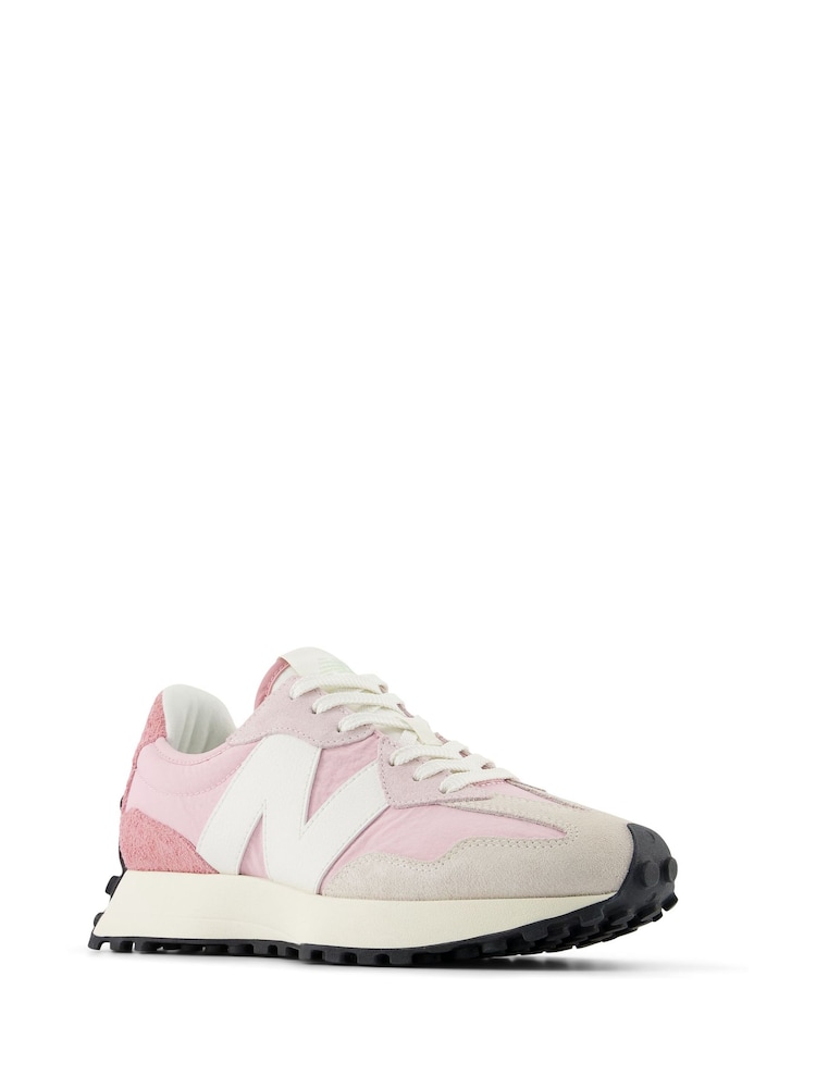 New Balance Pink Womens 327 Trainers - Image 5 of 10