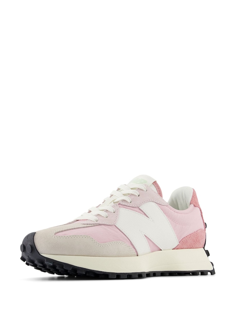 New Balance Pink Womens 327 Trainers - Image 6 of 10