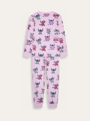 Brand Threads Pink Lilo & Stitch Fleece Twosie Pyjama Set - Image 7 of 10