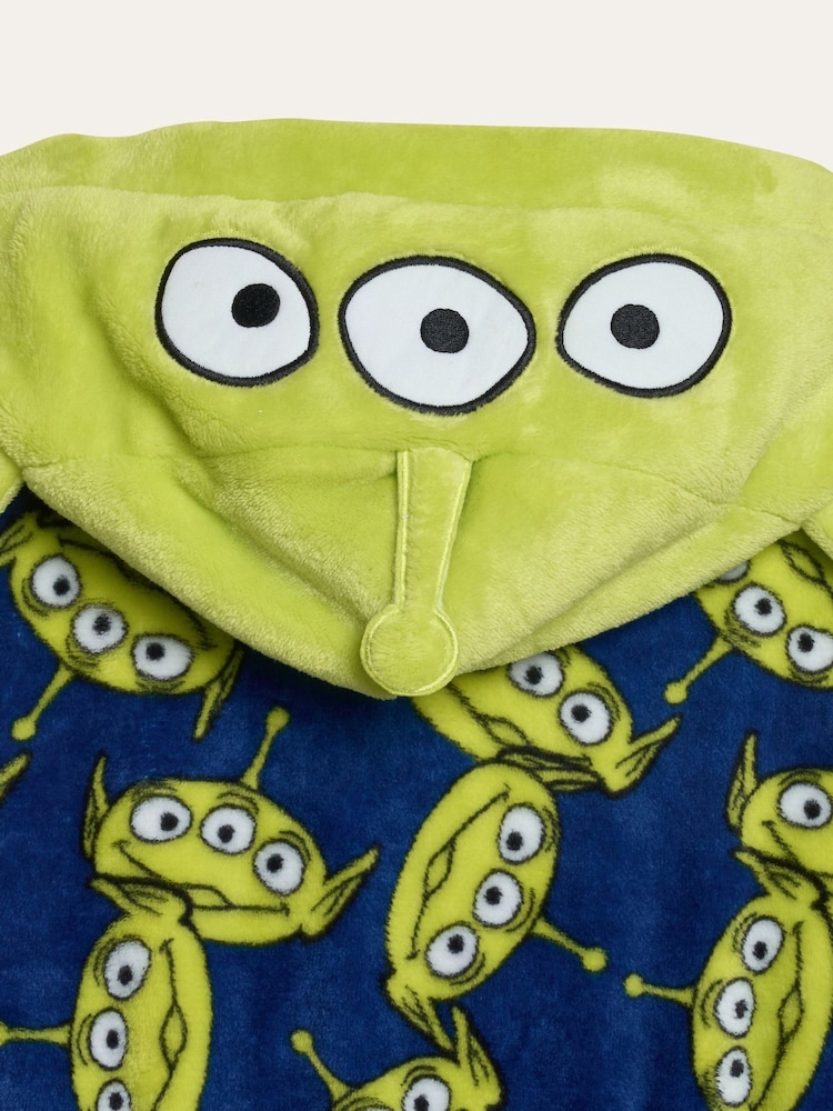 Brand Threads Green Toy Story Aliens Fleece Robe - Image 10 of 10 Brand Threads Green Toy Story Aliens Fleece Robe - Image 10 of 10