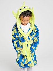 Brand Threads Green Toy Story Aliens Fleece Robe - Image 4 of 10