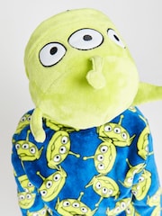 Brand Threads Green Toy Story Aliens Fleece Robe - Image 6 of 10