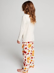 Brand Threads Cream Squishmallows Pumpkin Spice Pyjamas Set - Image 4 of 6