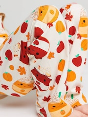 Brand Threads Cream Squishmallows Pumpkin Spice Pyjamas Set - Image 5 of 6