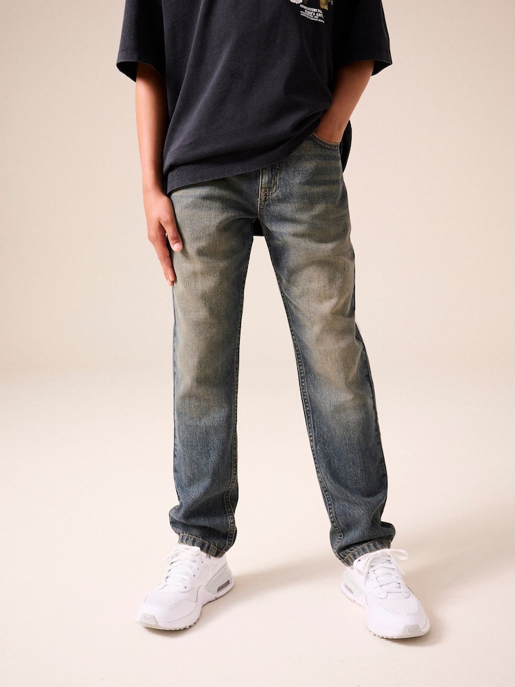 Denim Regular Fit Authentic 100% Cotton Jeans (3-16yrs) - Image 1 of 8