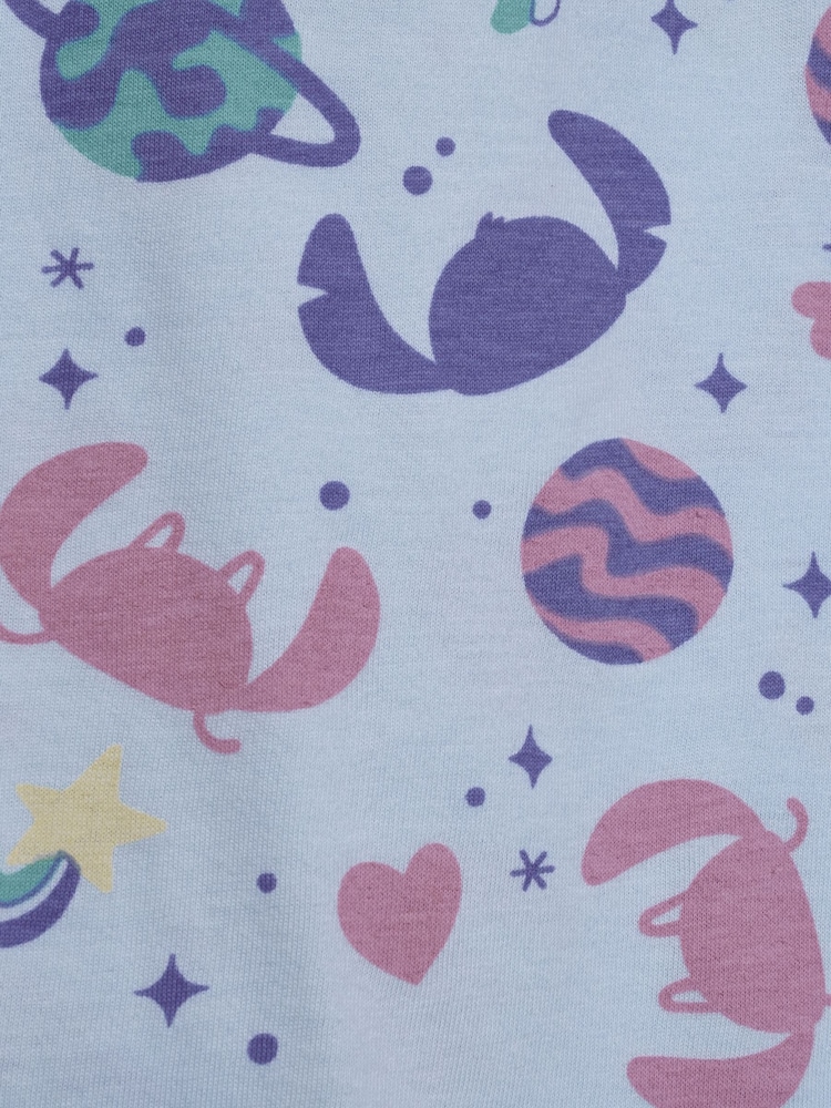 Brand Threads Blue Lilo & Stitch Pyjamas Set - Image 10 of 10 Brand Threads Blue Lilo & Stitch Pyjamas Set - Image 10 of 10