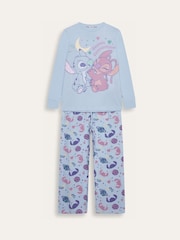 Brand Threads Blue Lilo & Stitch Pyjamas Set - Image 7 of 10