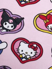 Brand Threads Pink Hello Kitty Fleece Twosie Pyjamas Set - Image 10 of 10