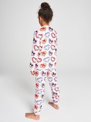 Brand Threads Pink Hello Kitty Fleece Twosie Pyjamas Set - Image 3 of 10