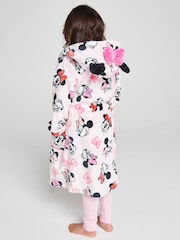 Brand Threads Pink Minnie Mouse Fleece Robe - Image 3 of 10