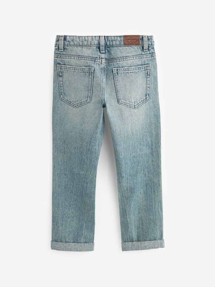 Blue Tint Regular Fit Authentic 100% Cotton Jeans (3-16yrs) - Image 2 of 3