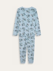 Brand Threads Blue Lilo & Stitch Fleece Twosie Pyjamas Set - Image 7 of 8