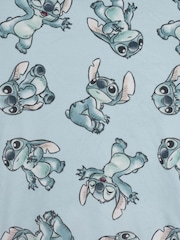 Brand Threads Blue Lilo & Stitch Fleece Twosie Pyjamas Set - Image 8 of 8