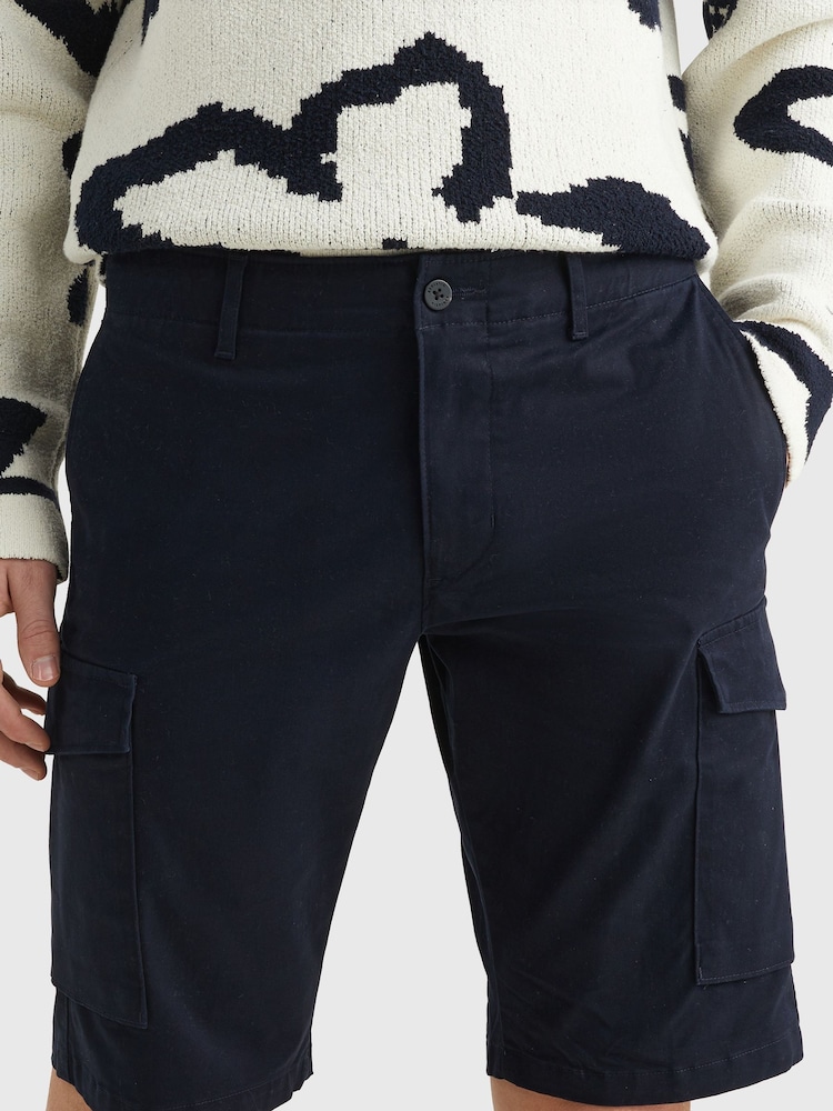 Tommy Hilfiger Navy Blue 1985 John Cargo Shorts - Image 1 of 5